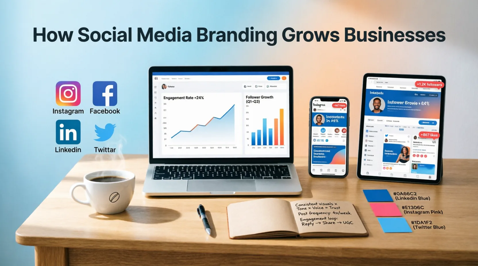 How Social Media Branding Grows Businesses